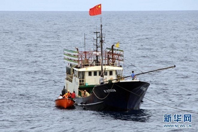 Береговая охрана РК задержала китайские рыболовные суда, ведшие незаконный промысел - ảnh 1